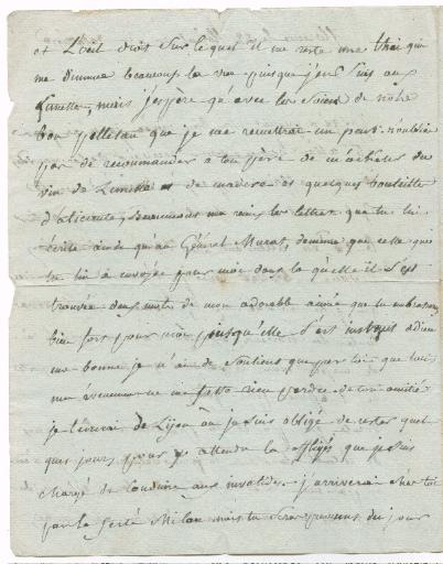 Lettre du Général Dumas à sa femme, Florence le 22 Floréal an 9ème de la République (12 mai 1801)_1