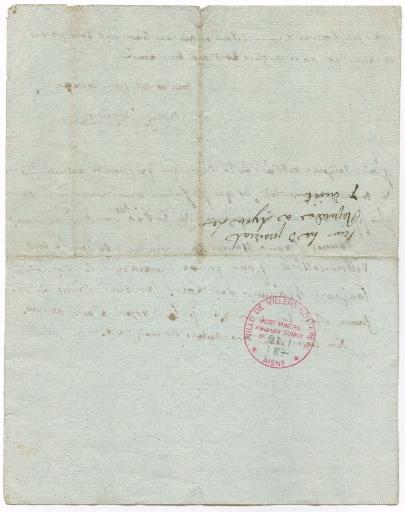 Lettre du Général Dumas à sa femme, Florence le 22 Floréal an 9ème de la République (12 mai 1801)_3