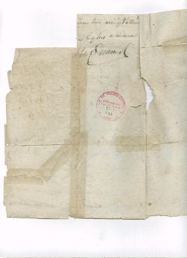 Lettre du Général Dumas à un ami, Toulon le 2...._1
