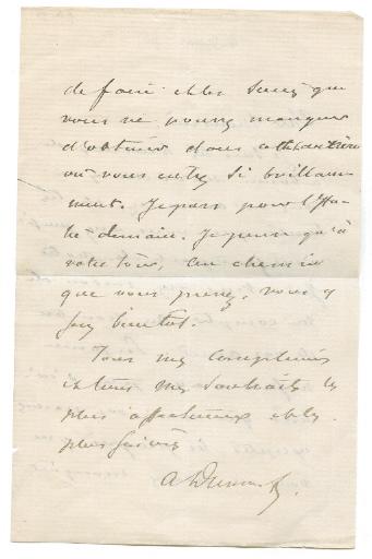 Lettre d'Alexandre Dumas fils, 27 mars 1874_1