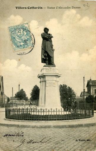 Villers-Cotterêts - Statue d'Alexandre Dumas_0