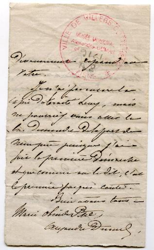 Lettre de Marie Alexandrine Dumas Olinde-Petel_3