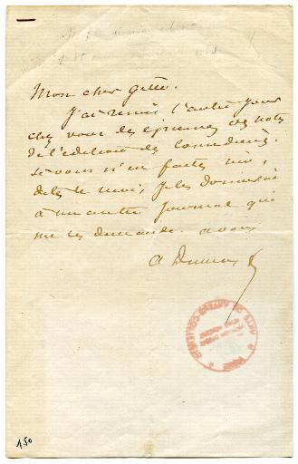 Lettre d'Alexandre Dumas fils_0