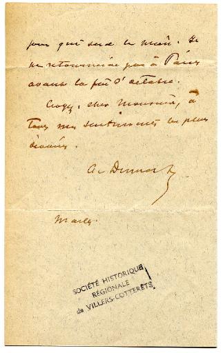 Lettre d'Alexandre Dumas fils_1