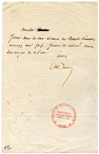 Lettre d'Alexandre Dumas_0