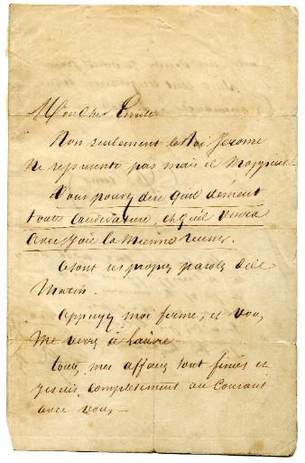 Lettre d'Alexandre Dumas à Emile de Girardin à propos sa présentation à la députation_0