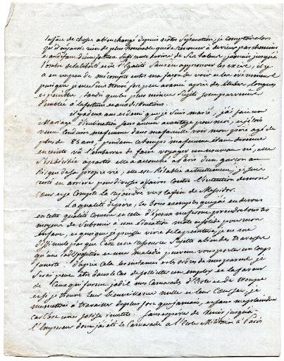 Lettre de Moriés au général Dumas, écrite à Marvejols le prairial an 13 (1805)_1