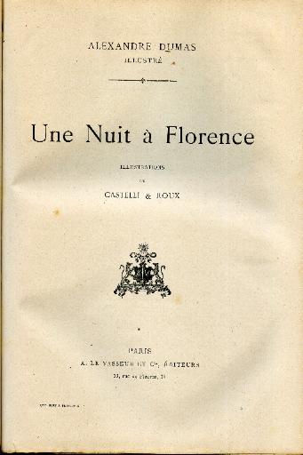 Le Gentilhomme de la Montagne ; Une Nuit à Florence ; L'Horoscope ; La Colombe ; La Tulipe Noire_3