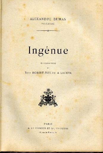 Ingénue ; Les Blancs et les Bleus_2