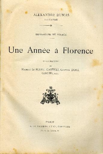 Le Midi de la France ; Une Année à Florence ; La Villa Palmieri_3