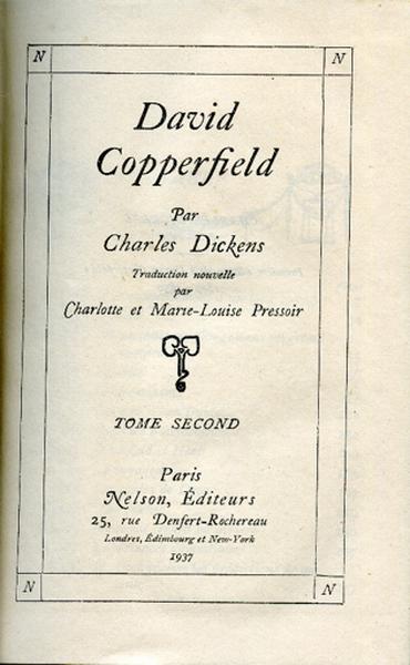 David Copperfield. Tome II_1