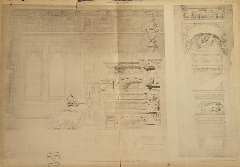 Relevé de la Salle des Etats de l'ancien Château Royal_0