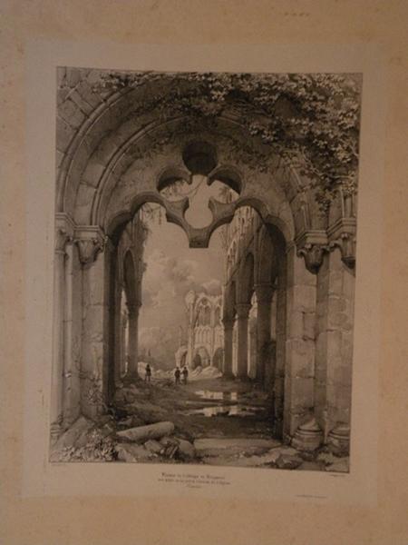 Ruines de l'abbaye de Longpont, une prise de la porte d'entrée de l'Eglise_0
