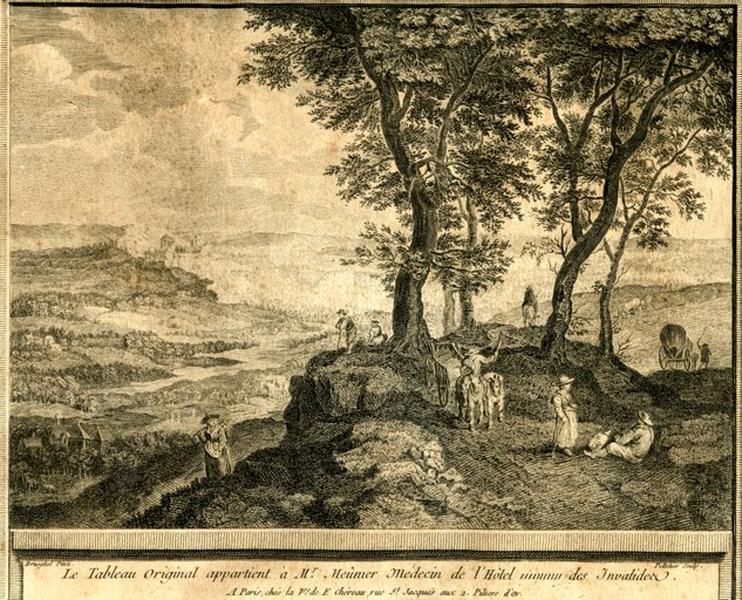 Paysage d'après Brueghel, Jan I Brueghel, 16e siècle, 17e siècle