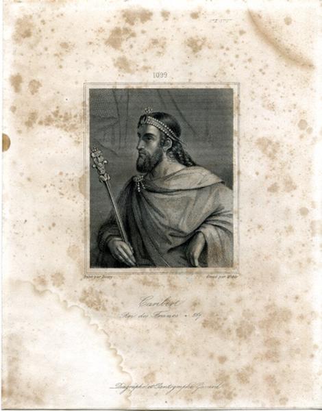 Portrait de Caribert, roi des Francs_0
