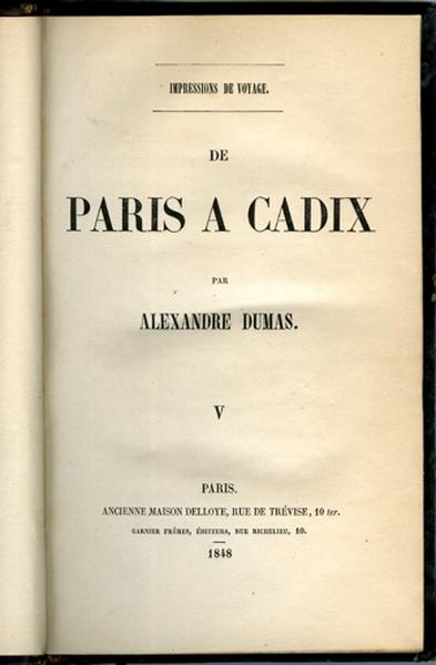 Impressions de Voyage - De Paris à Cadix - Tome 5_1