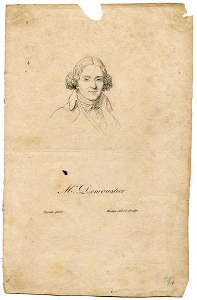 Portrait de Charles-Albert Demoustier, Jacques-Augustin Pajou, 18e siècle, 19e siècle