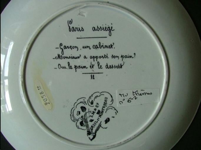 Garçon, un cabinet / Monsieur a apporté son pain ? / oui, le pain et le dessert (titre inscrit)_1