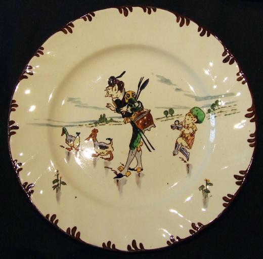Cuisinier et enfant suivant des canards pour les saler (titre factice)_0