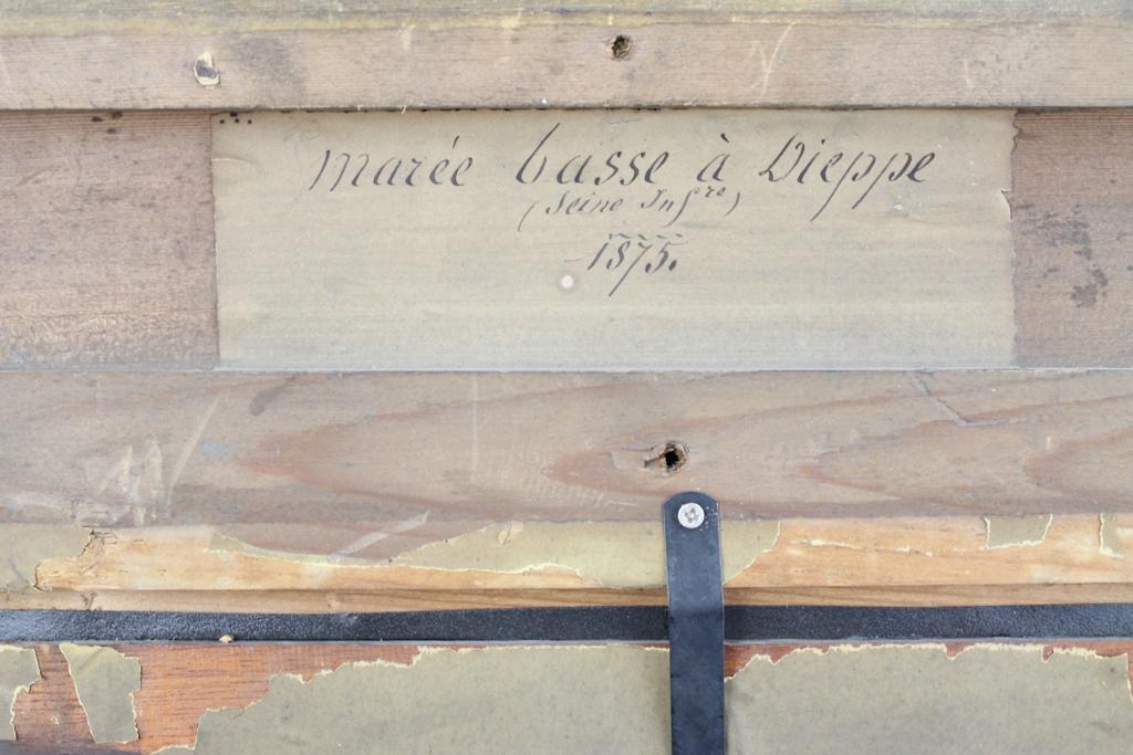 Marée basse à Dieppe (titre inscrit)_3