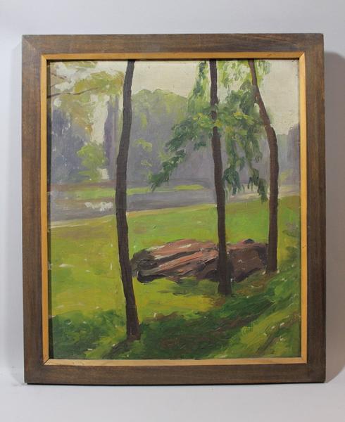 Clairière dans un bois (titre factice), Eugène Emmanuel Lemercier, 1901-1915
