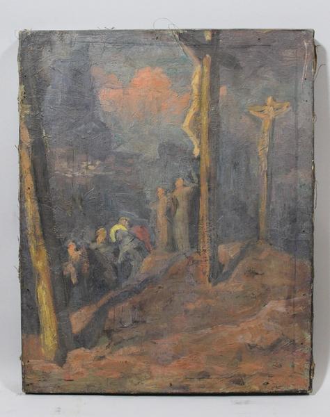 Le Calvaire (titre factice), Eugène Emmanuel Lemercier, 1901-1915
