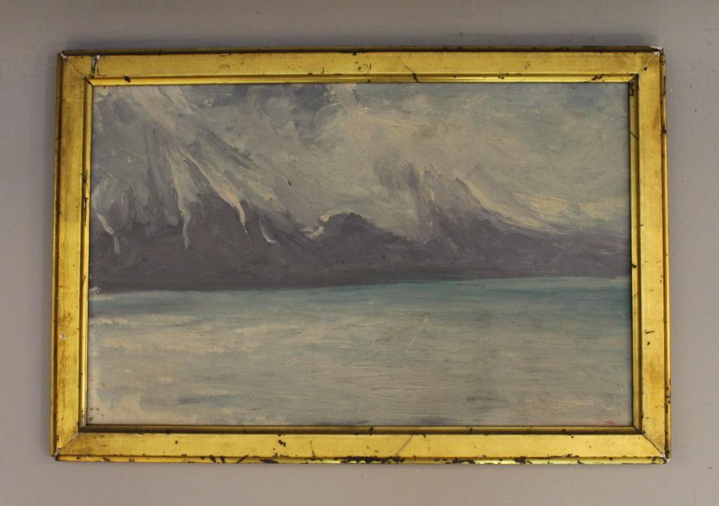 Lac de montagne (titre factice), Eugène Emmanuel Lemercier, 1901-1915