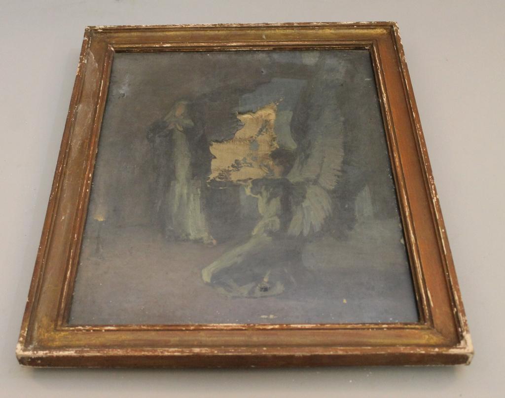 L'Annonciation (titre factice), Eugène Emmanuel Lemercier, 1901-1915