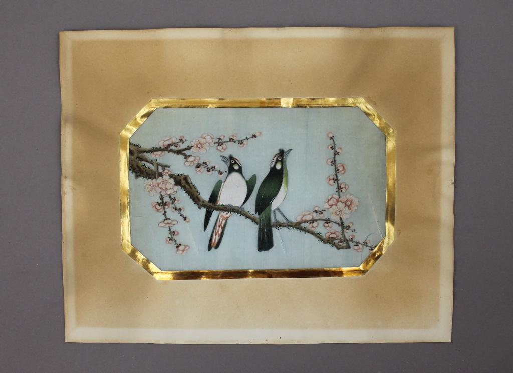 Deux oiseaux sur une branche (titre factice)_0