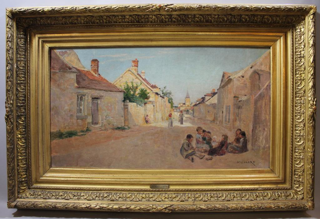 Une rue de Rieux (titre factice), Diogène Maillart, 19e siècle