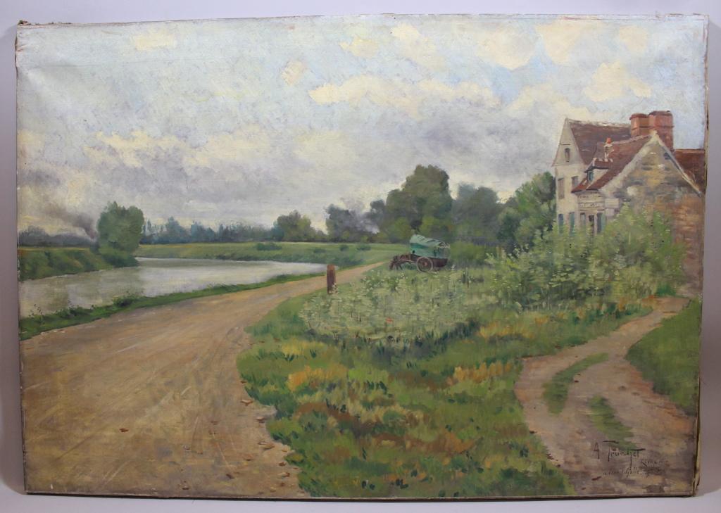 Paysage (titre factice), Abel Truchet, 1890 achevée en