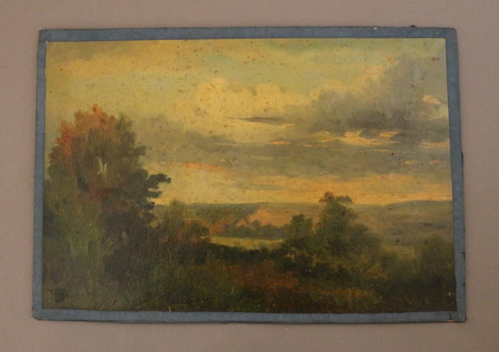 Etude de ciel. Forêt de Chantilly (titre inscrit) — Ernest Galle