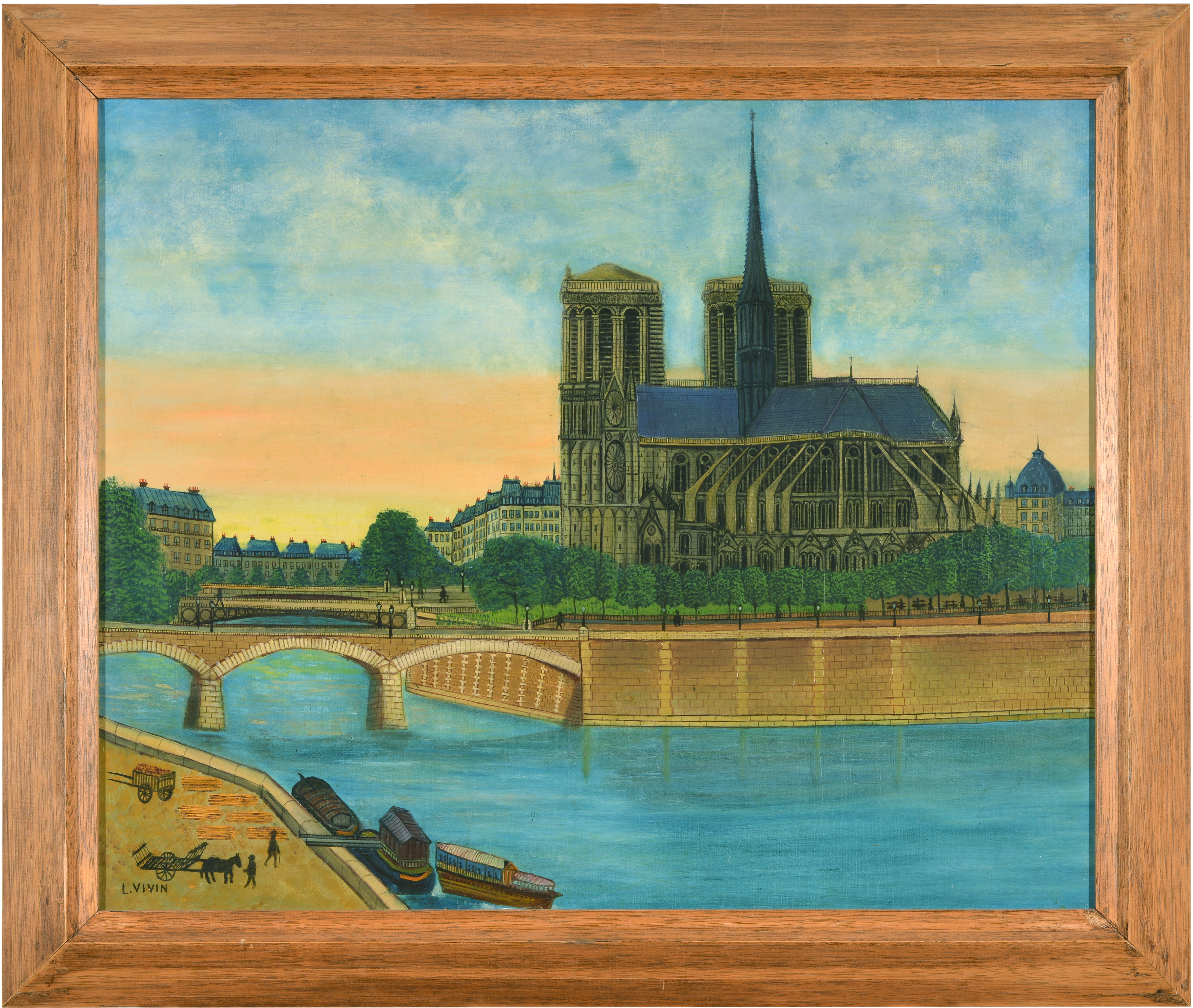 Le chevet de Notre-Dame de Paris, Louis Vivin, 1925 vers