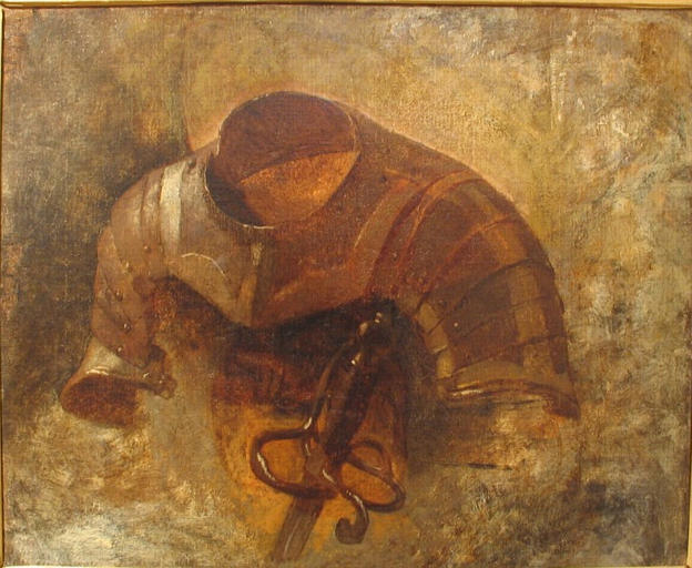 Cuirasse et garde d'épée, Thomas Couture, 19e siècle