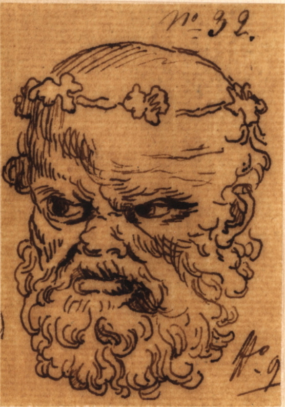 Tête de Silène, Félix Boisselier, 1795-1805