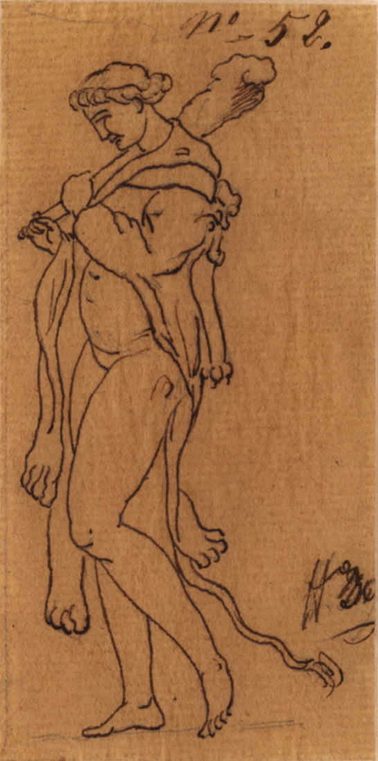 Omphale portant le masque d’Hercule_0