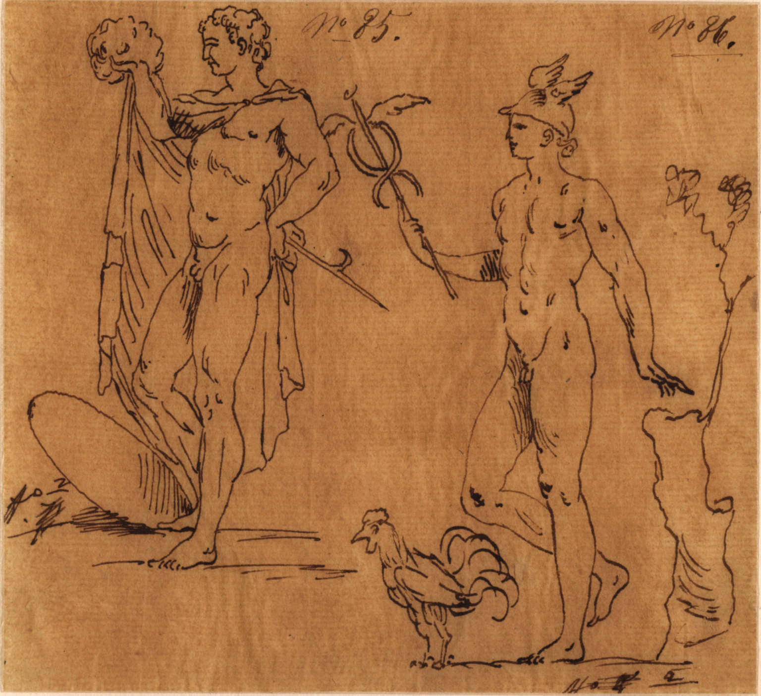 Persée ; Mercure, Félix Boisselier, 1795-1805