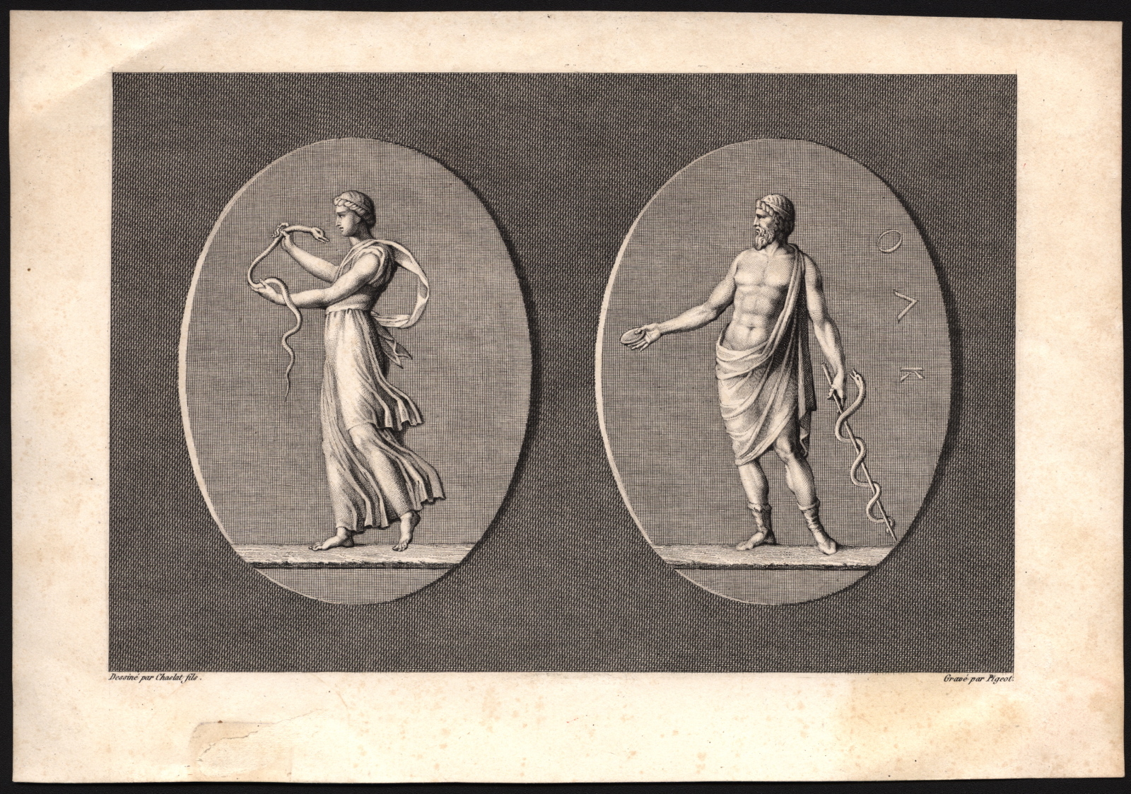 Hygie, déesse de la santé ; Esculape (titre ancien)_0