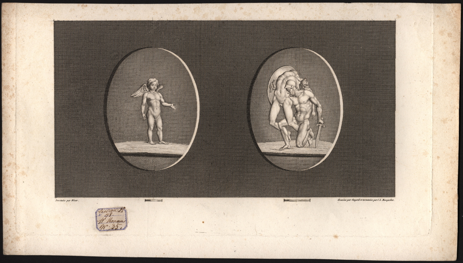 Cupidon sans armes ; Achille mourant (titre ancien)_0