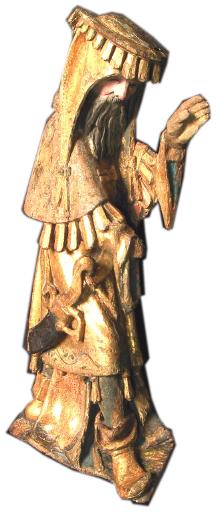 Retable d'Anvers, personnage assistant à la Présentation au temple_0
