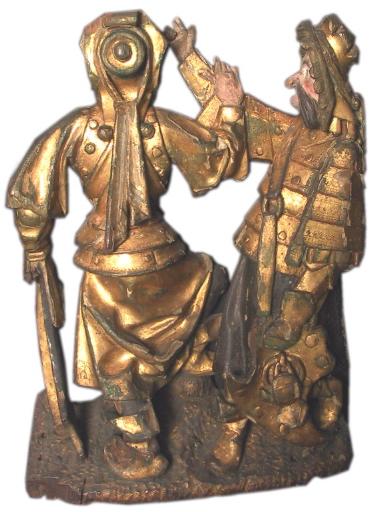 Retable d'Anvers, deux larrons de dos_0