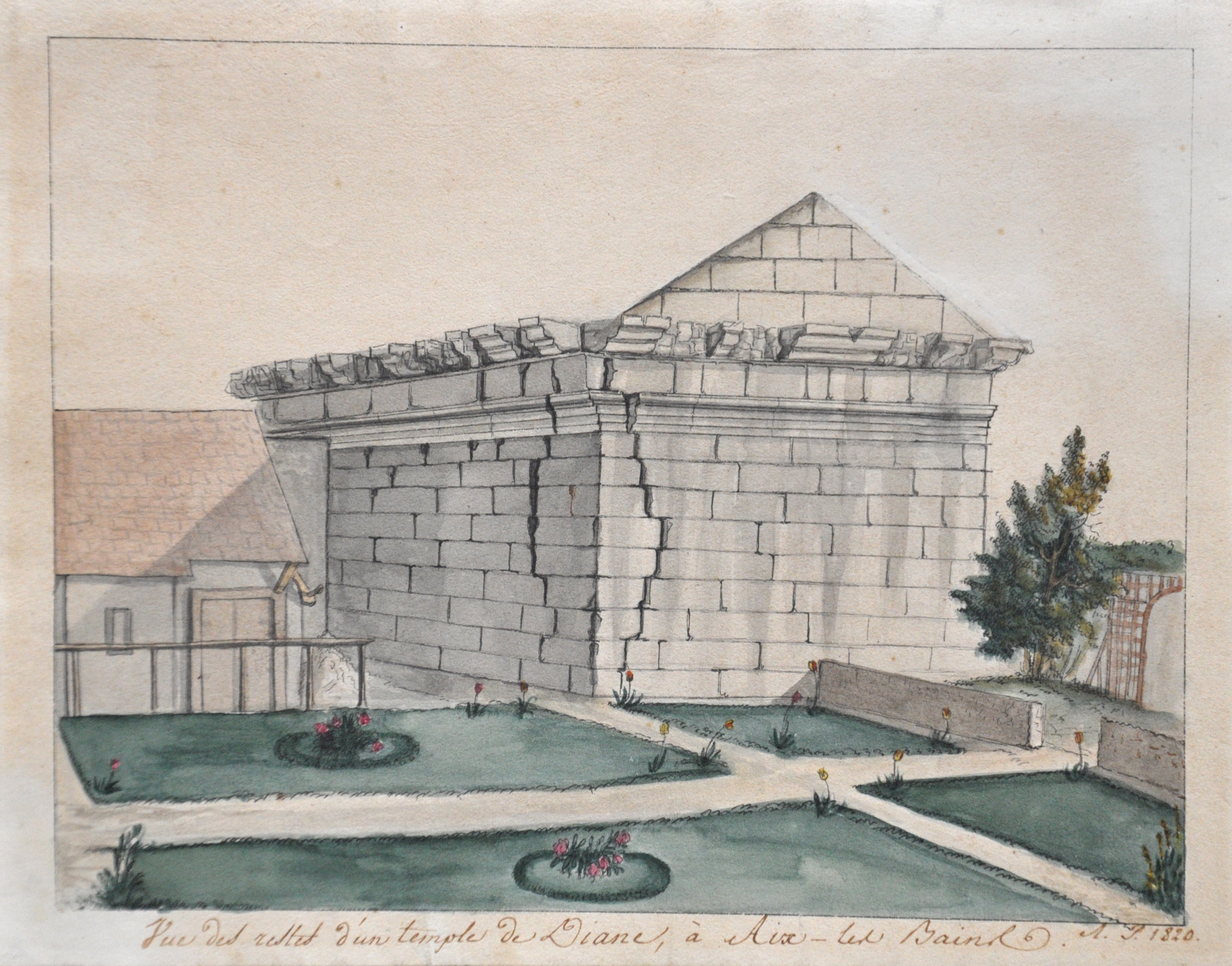 Temple de Diane à Aix-les-Bains (titre factice)_0