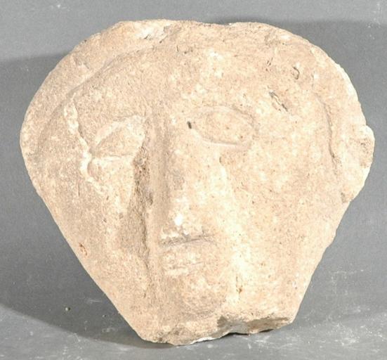 Ex-voto du temple de la forêt d'Halatte, tête d'homme_0