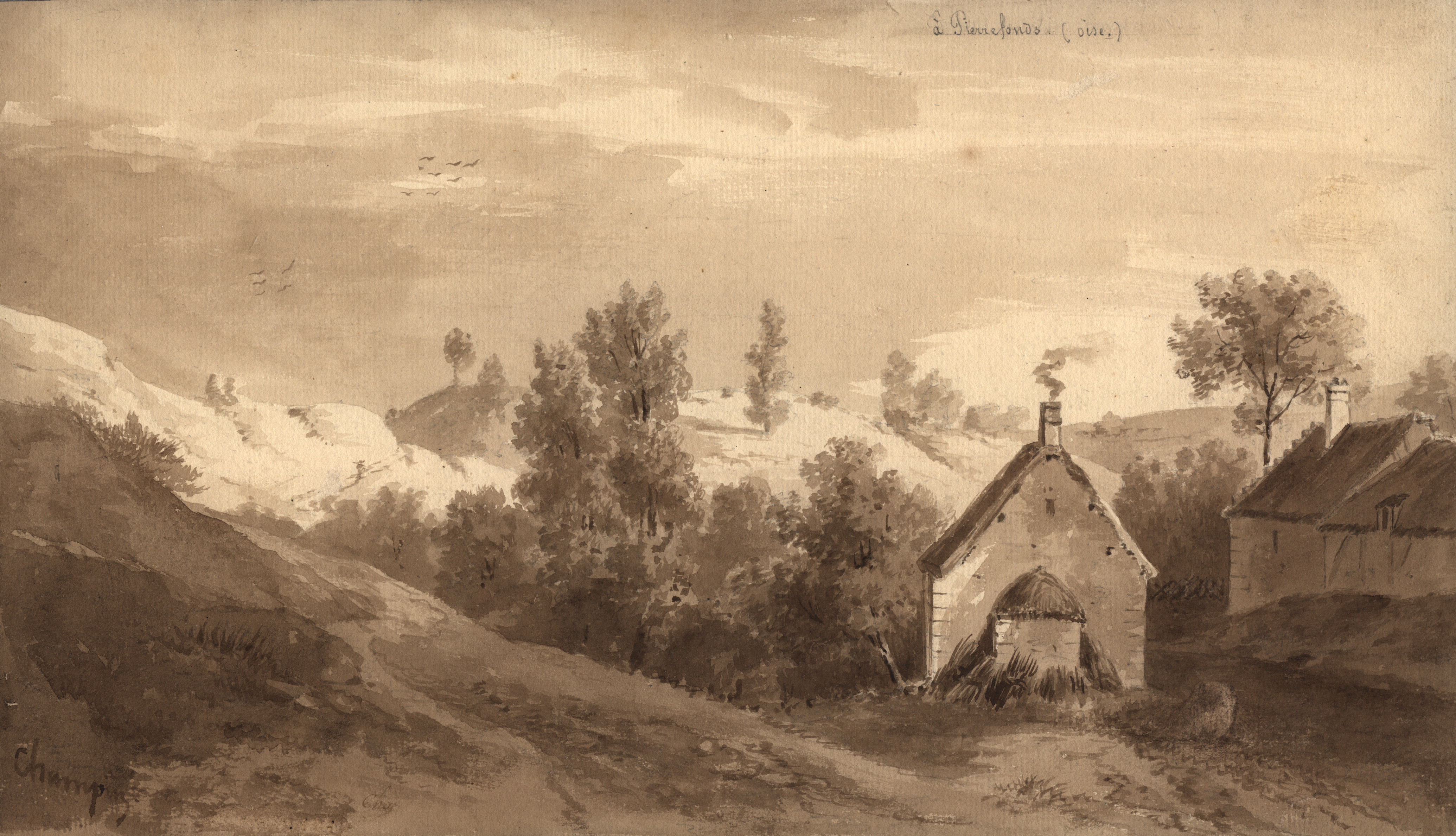 A Pierrefonds (Oise), Jean-Jacques Champin, 1840-1847