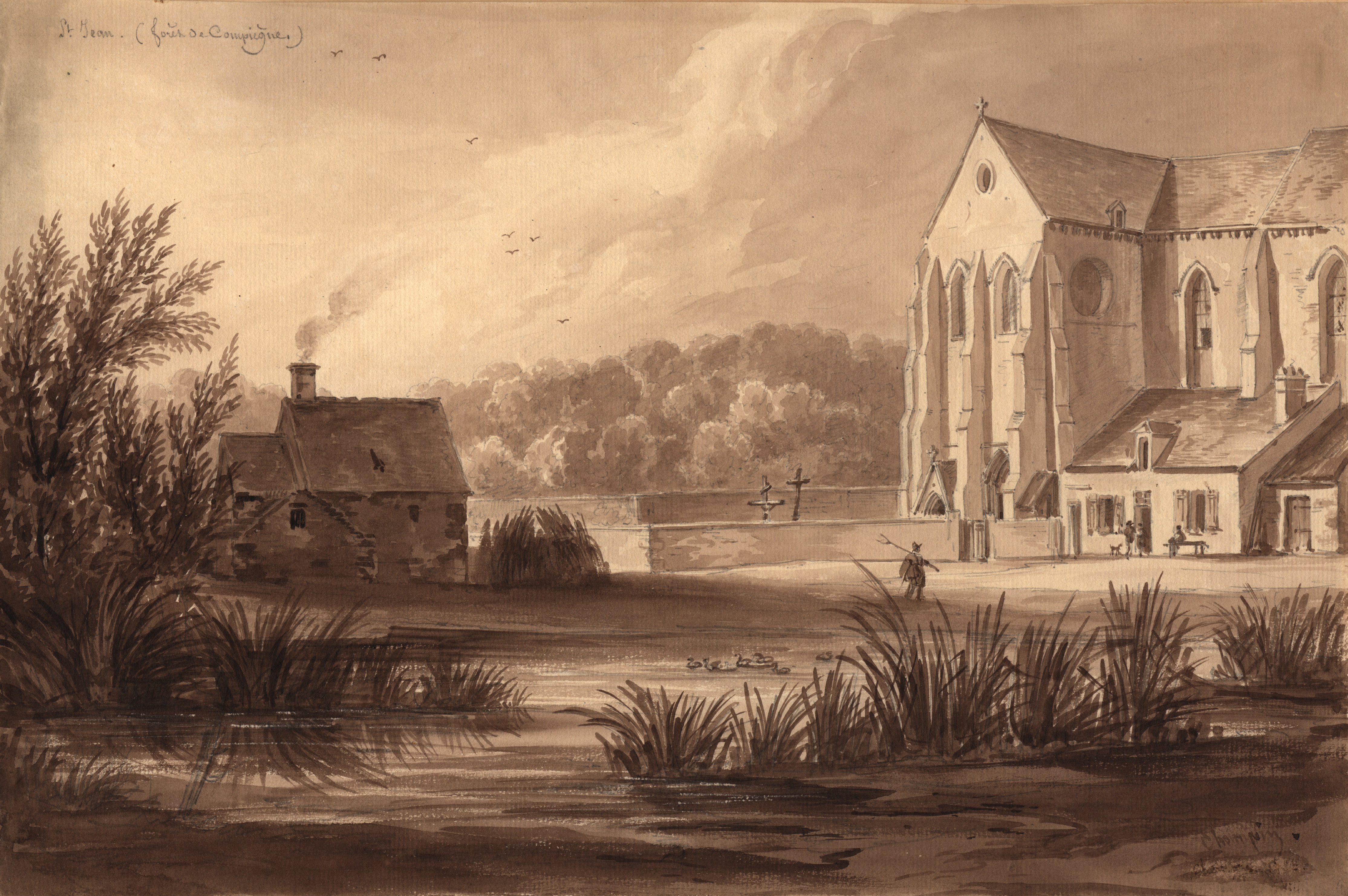 Saint-Jean en forêt de Compiègne (Oise), Jean-Jacques Champin, 1840-1847