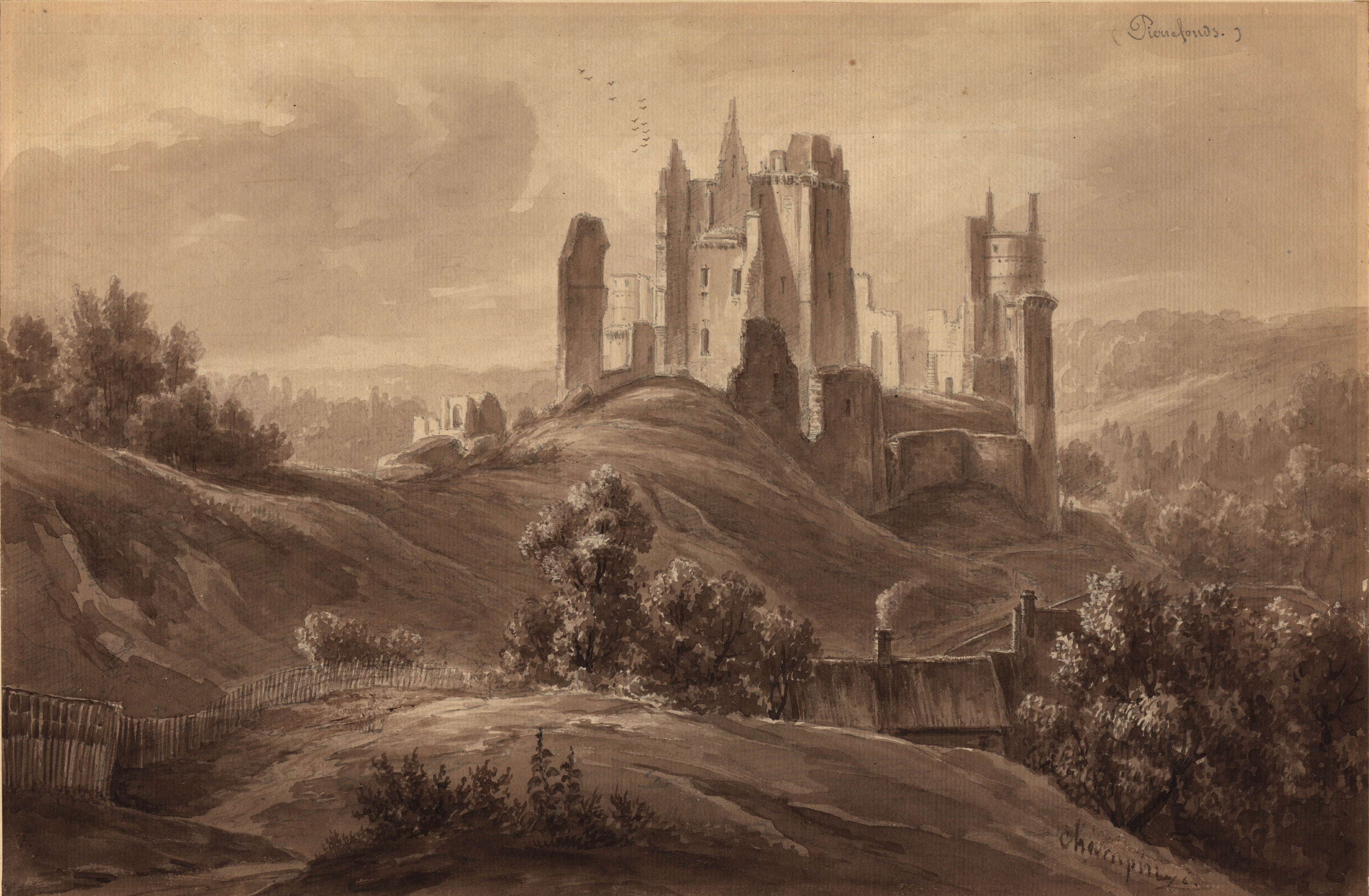 Pierrefonds (Oise), Jean-Jacques Champin, 1840-1847