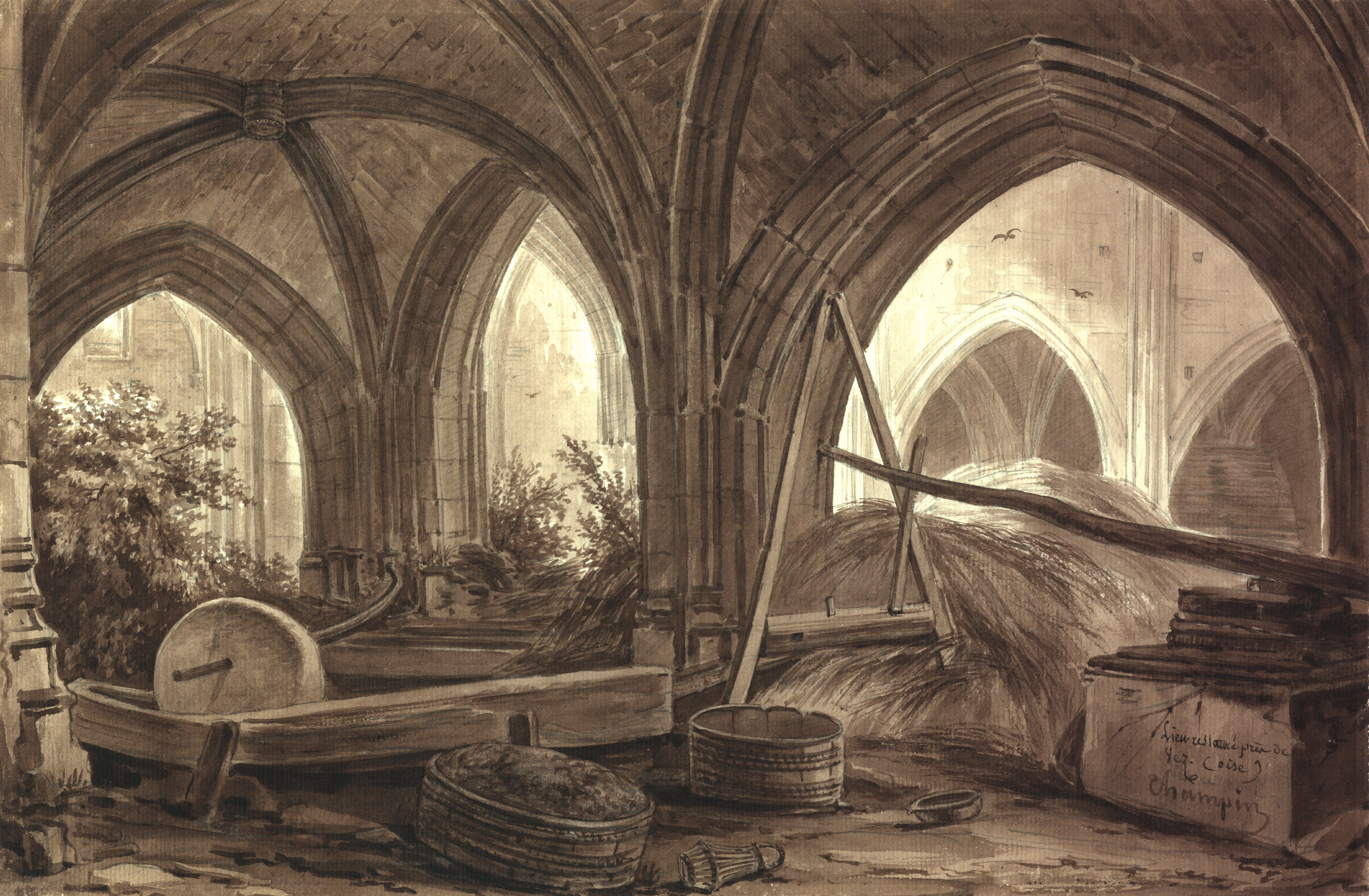 Lieu-Restauré près de Vez (Oise), Jean-Jacques Champin, 1840-1847