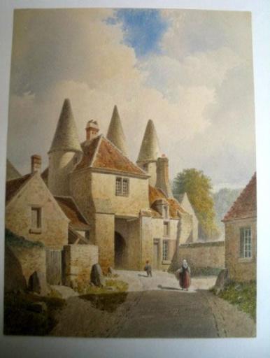 Rue animée à Longpont,  Oise_0