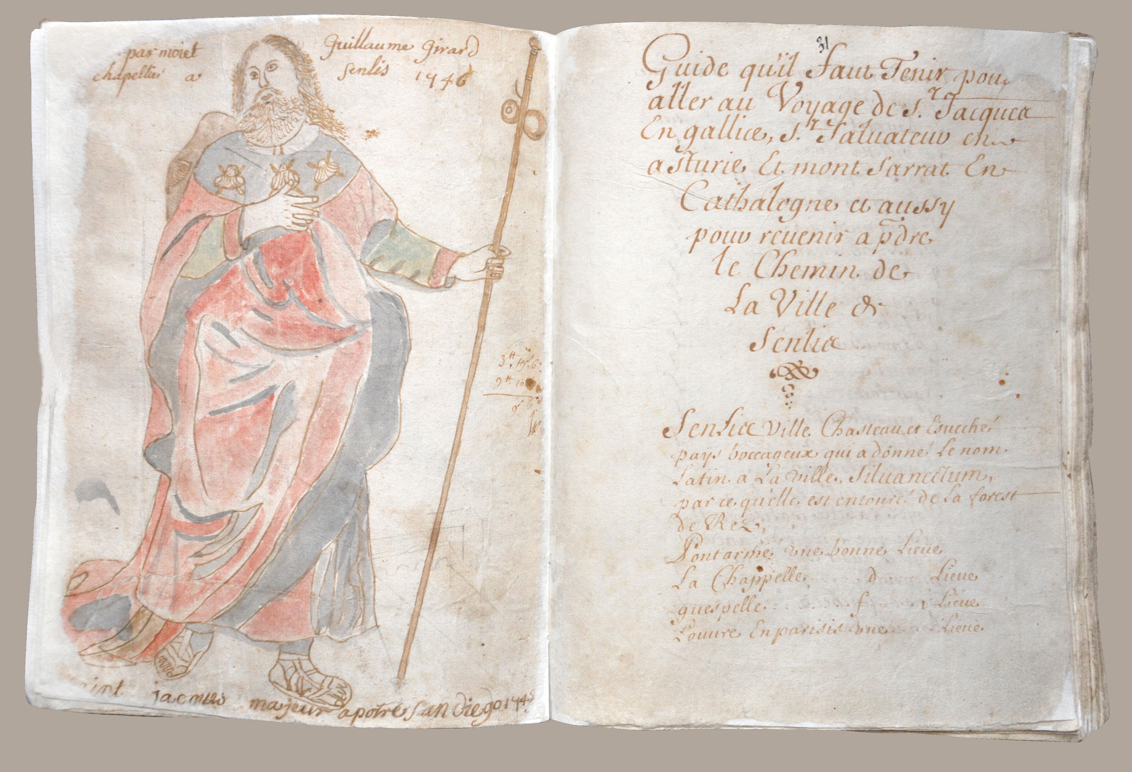 Livre de la confrérie des pèlerins de Saint Jacques_0