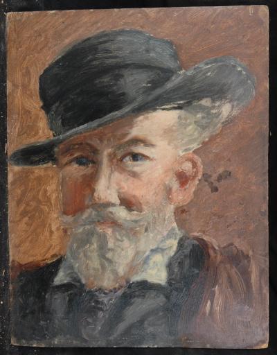 Portrait d'Antoine Reyre, père de l'artiste, Valentine Reyre, 1902